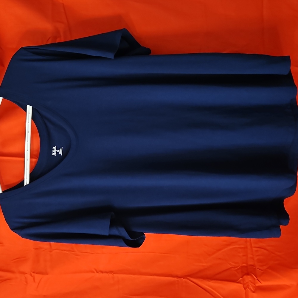 a.n.a 2X Womens Plus Crew Neck Short Sleeve T-Shirt EUC